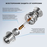 Сифон Wellsee Useful Extras 231911000 (белый/хром)