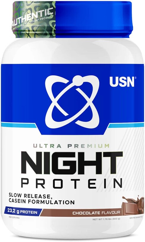 Казеин (мицеллярный) USN Night Protein (800 г, шоколад)