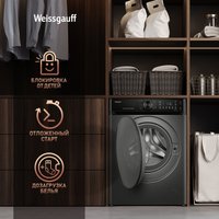 Стиральная машина Weissgauff WM 59411 Direct Drive Inverter Steam Deep Grey