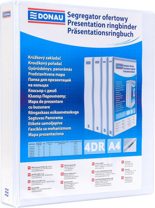 

Папка-регистратор Donau Panorama 2788304PL-09 (белый)