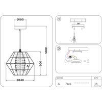 Подвесная люстра Ambrella light Traditional TR5852