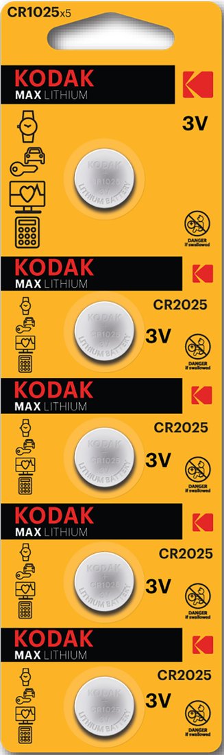 

Батарейка Kodak Ultra CR1025 Lithium 3V 30415638 (5шт)