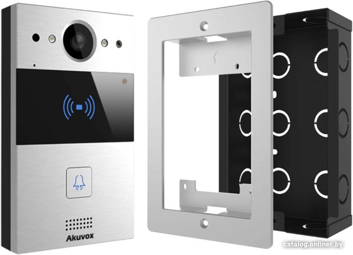 Вызывная панель Akuvox R20A с коробкой для врезного монтажа