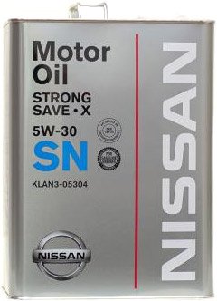

Моторное масло Nissan Strong Save X 5W-30 SN (KLAN3-05304) 4л