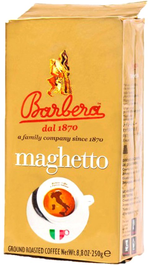 

Кофе Barbera Maghetto молотый 250 г