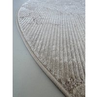 Ковер для жилой комнаты LAXMI Comfort Plus 197 круг (1.6x1.6, Beige/Cream)