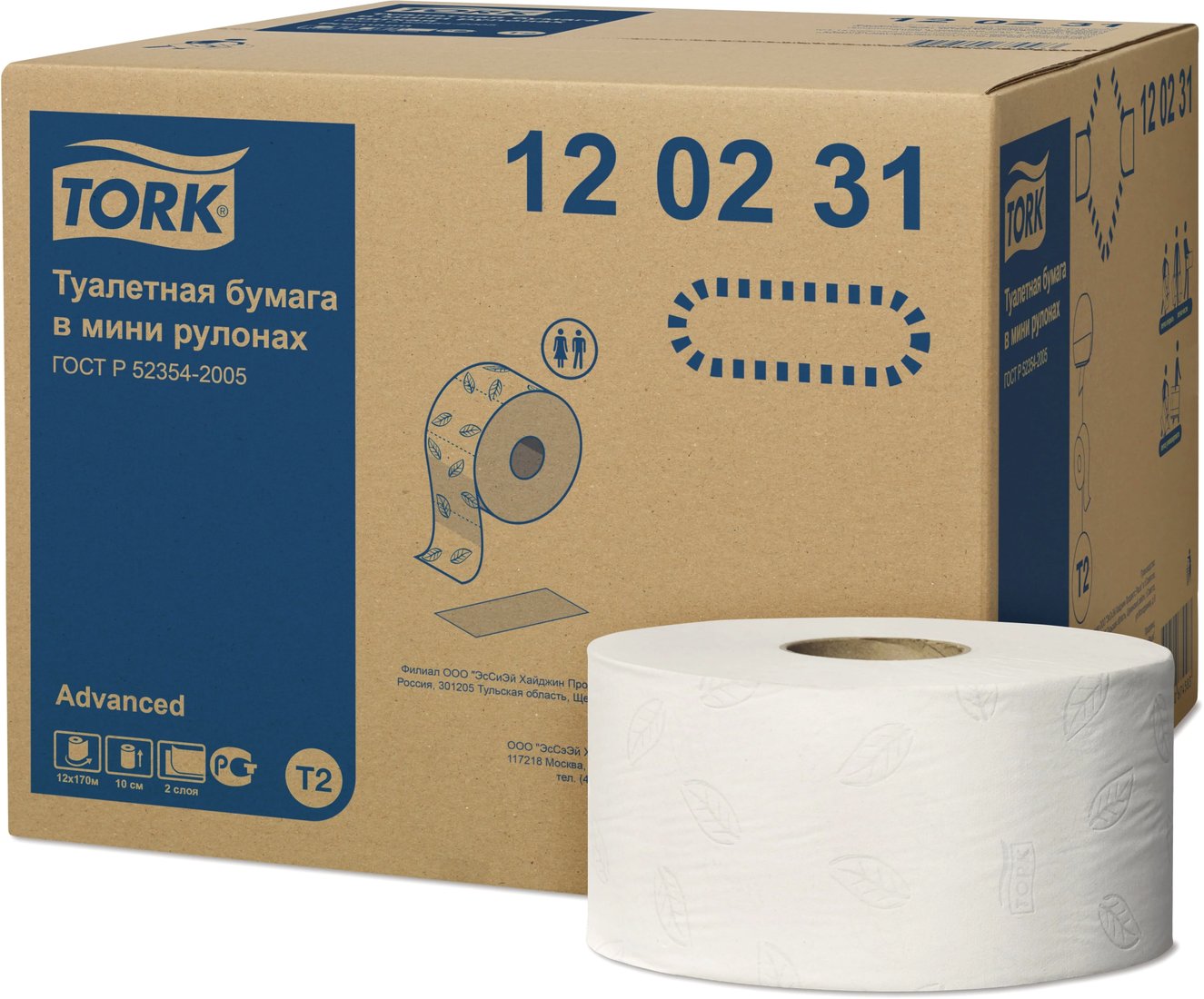 

Туалетная бумага Tork 120231 (1 шт)