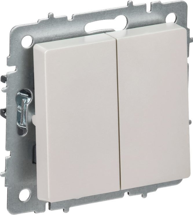 Выключатель перекрестный IEK Brite BR-V23-0-10-K36 (жемчуг)