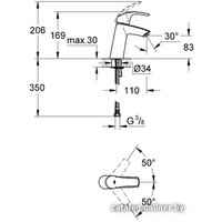 Смеситель Grohe Eurosmart 23324001