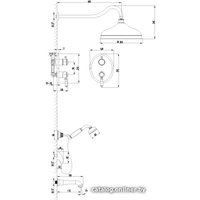 Душевая система  Lemark LM4822B