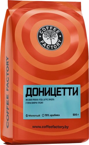 Кофе Coffee Factory Craft Доницетти молотый 500 г