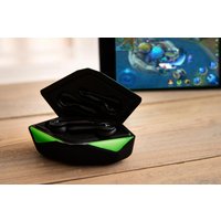 Наушники AccesStyle Wild TWS (черный/зеленый)