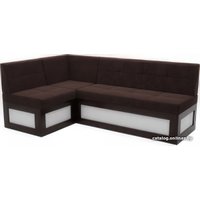 Угловой диван Мебель-АРС Нотис левый 207x82x132 (велюр шоколад HB-178 16)