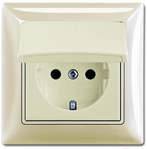 

Розетка ABB Basic 55 2018-0-1503 (шале-белый)