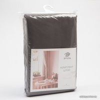 Комплект штор Этель Kitchen 7865994 150x180 (серый, 2 шт)