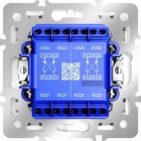 Выключатель перекрестный Voltum S70 VLS020501 (белый глянцевый)