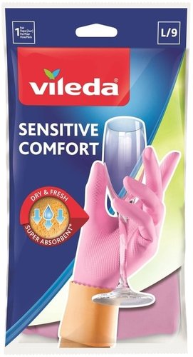 Vileda Sensitive Comfort (L, розовый)
