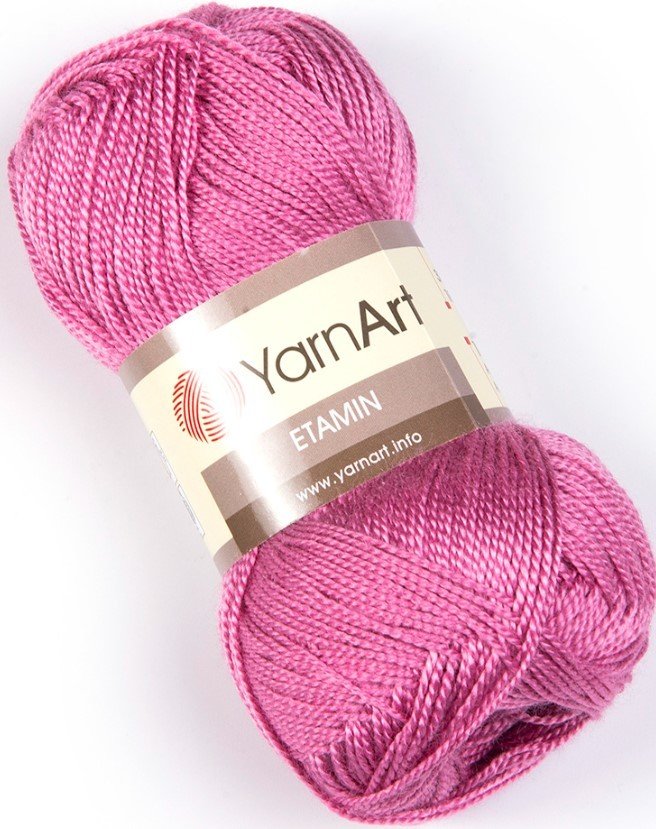 

Пряжа для вязания Yarnart Этамин 30гр 180м 441 (10шт, сухая роза)