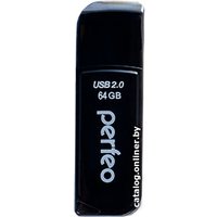 USB Flash Perfeo C10 64GB (черный) [PF-C10B064]