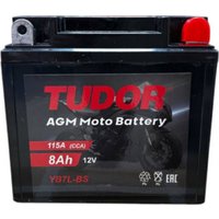 Мотоциклетный аккумулятор Tudor YB7L-BS R+ (8 А·ч)