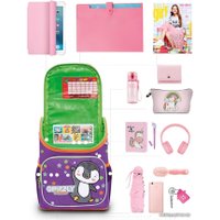 Школьный рюкзак Grizzly RAl-194-3/3 (фиолетовый/оранжевый)