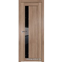 Межкомнатная дверь ProfilDoors 2.71XN R 70x200 (салинас светлый/стекло черный триплекс)