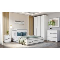 Кровать Речицадрев Герда Р382.09 (сосна рокпорт лайт 543/титан)