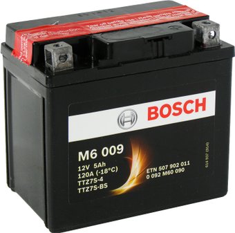 Bosch M6 009 TTZ7S-4 TTZ7S-BS 507 902 011 (5 А·ч)