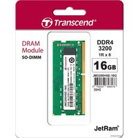 Оперативная память Transcend JetRam 16GB DDR4 SODIMM PC4-25600 JM3200HSE-16G