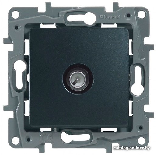 Розетка Legrand Etika 672651 (антрацит)