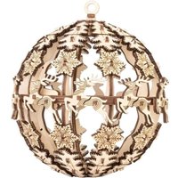 Сборная модель Eco-Wood-Art Новогодний шар