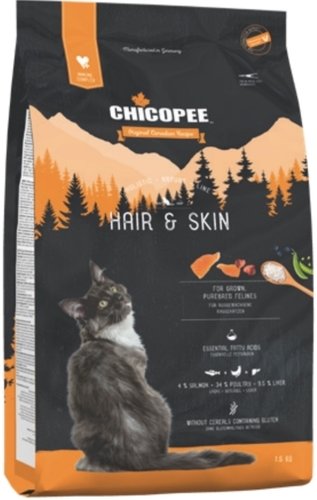 Сухой корм для кошек Chicopee HNL Hair & Skin 8 кг