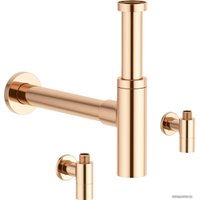 Вентиль Wellsee Drainage System 182149001, угловой (2 шт, розовое золото)