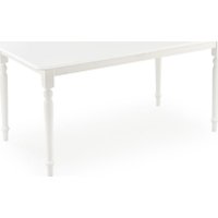 Кухонный стол Halmar Nelson 160-200/90/76 (белый/белый)