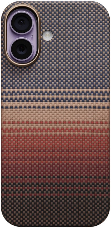 

Чехол для телефона Pitaka Ultra-Slim для iPhone 17 (Sunset)