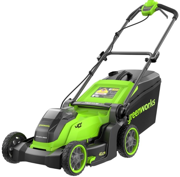 

Газонокосилка Greenworks GD40LM411 2521007 (без АКБ)