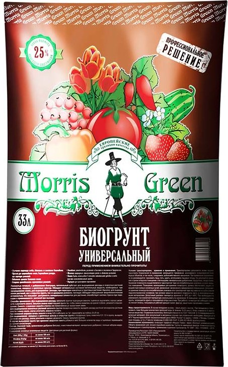 

Грунт Morris Green Универсальный с биогумусом (33 л)