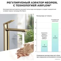 Смеситель Wellsee ICON! for life 182308000, отдельностоящий (золотой)