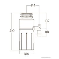 Измельчитель пищевых отходов Paulmark Intenso-800