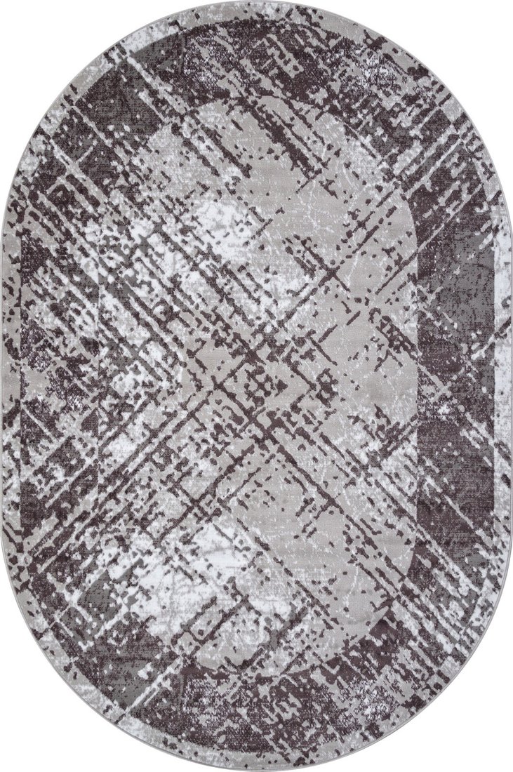 

Ковер для жилой комнаты Merinos Silver F391-OVAL-GRAY (0.8x1.5)