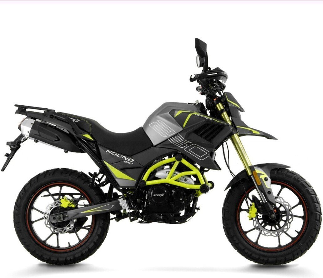 Мотоцикл Rockot Hound 250 2.0 (серый/желтый)