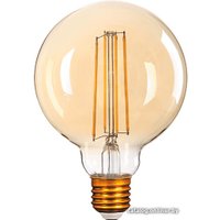 Светодиодная лампочка Gauss LED Filament G95 E27 8W Golden 2400К 105802008