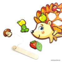 Магнитная рыбалка WoodLand Toys Ежик 062202
