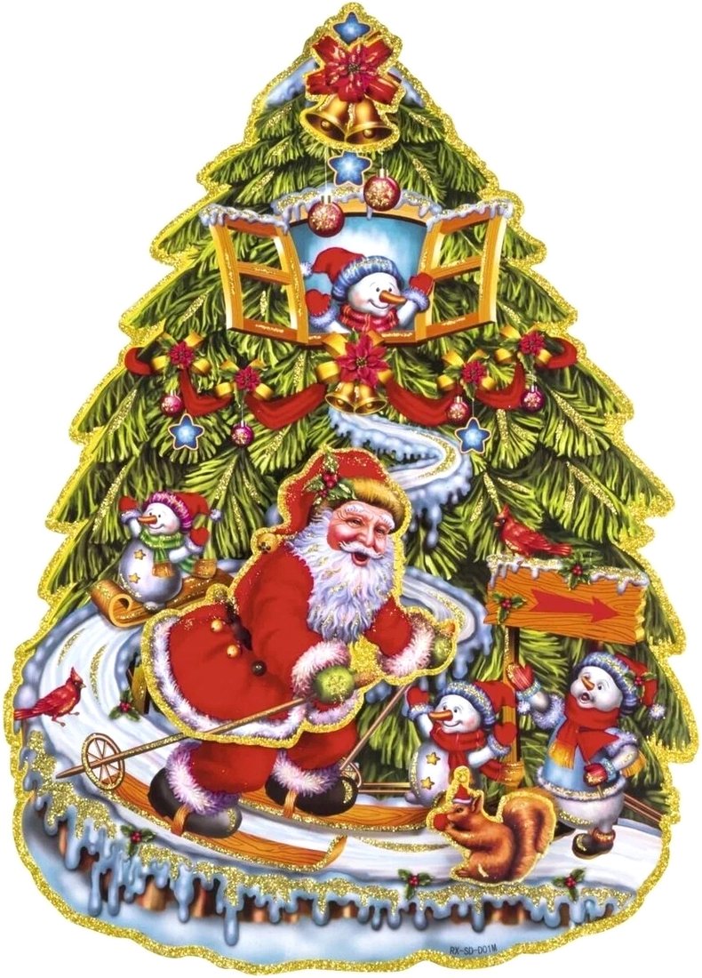 

Наклейка на окно Волшебная страна Елочка 003226