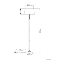 Торшер Arte Lamp York A2273PN-1AB