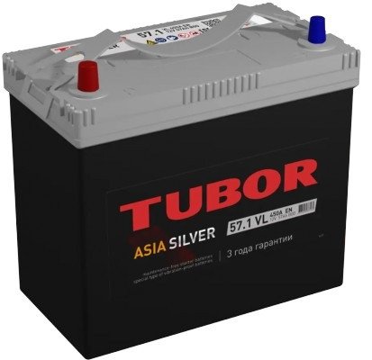 Автомобильный аккумулятор Tubor Asia Silver L+ (57 А·ч)