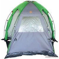 Кемпинговая палатка Woodland Solar Wigwam 3 (серый/зеленый)