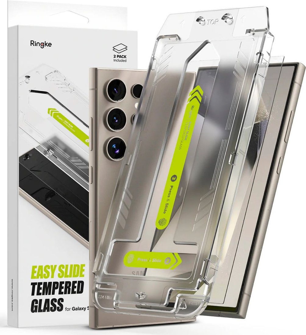 Защитное стекло Ringke Easy Slide 2шт для Galaxy S24 Ultra Clear