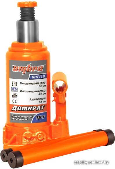 Бутылочный домкрат Ombra OHT110 10т.