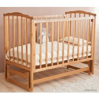 Классическая детская кроватка Красная звезда Кристина С619 (натуральный)